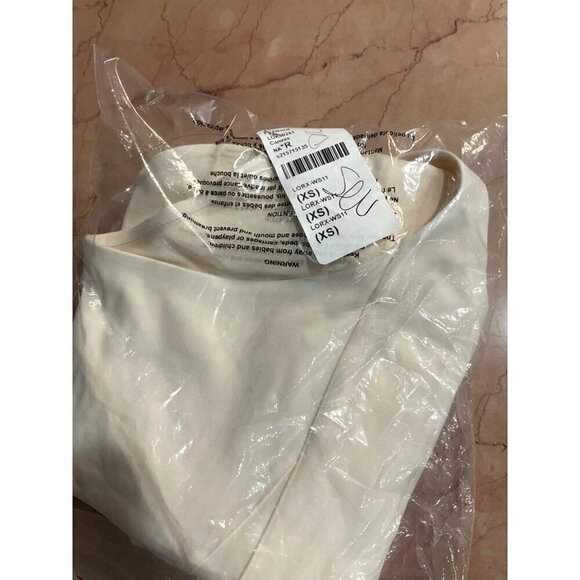 LE ORE One Shoulder Bodysuit in Canvas XSmall New Womens One Shoulder Tank Top - Picture 8 of 9